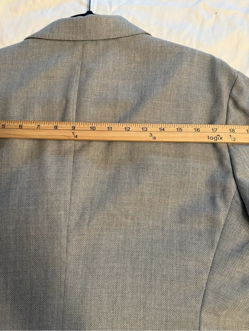 Bonobos VBC 100% wool sport coat blazer gray 44R standard fit Italian heritage